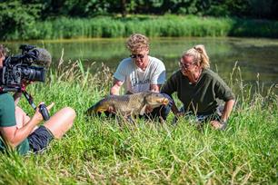 Op karper in de Flevopolder in VIS TV